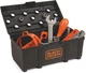 Zestaw do gry Smoby Toys Black+Decker Truck z narzędziami, walizką, dźwigiem i akcesoriami (360175) - obraz 7