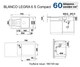 Кухонна мийка Blanco LEGRA 6 S Compact Шампань (521306) - зображення 2
