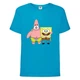 Футболка Спанч Боб 34 (Sponge Bob) голубая - изображение 1