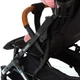 Детская коляска Bene Baby D200 Прогулочная розовая на чёрной раме - изображение 10