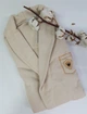 Халат чоловічий Maison d'or Morelli Linen Беж S - зображення 1