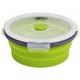 Контейнер складний силіконовий з кришкою-засувкою Tramp (550ml) olive - зображення 1