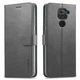 Чехол LC.IMEEKE Wallet Case для Xiaomi Redmi Note 9 - Grey - изображение 1
