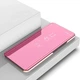 Чехол Mirror для Samsung Galaxy J7 Neo J701 книжка зеркальный Clear View Rose - изображение 1