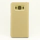 Чехол Mirror для Samsung Galaxy J5 2016 J510 книжка зеркальный Clear View Gold - изображение 4