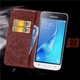 Чехол Clover для Samsung Galaxy J1 Mini / J105 книжка кожа PU Brown - изображение 1