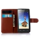 Чохол IETP для Lenovo A1000 / A1000m / A2800 / A2800d книжка шкіра PU коричневий Без бренду - зображення 2