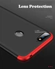 Чохол GKK 360 для Huawei Y6 Prime 2018 (5.7") оригінальний бампер Black-Red - зображення 3