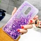 Чехол Glitter для Xiaomi Redmi Note 4 / Note 4 Pro (Mediatek) Бампер Жидкий блеск фиолетовый - изображение 1
