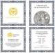 Серебряная монета 1oz Аллегории Колумбии и Германии 5 Марок 2019 Германия "Limited Edition for WORLD MONEY FAIR'20" - изображение 4