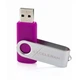 USB флеш накопитель eXceleram 32GB P1 Series Silver/Purple USB 2.0 (EXP1U2SIPU32) - изображение 3