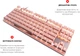Клавиатура беспроводная Motospeed GK82 Outemu Blue USB/Wireless Pink (mtgk82pmb) - изображение 2