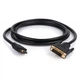 Кабель мультимедийный HDMI to DVI 24+1 3.0m Vinga (VCPHDMIDVI3) - изображение 2