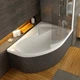 Ванна Ravak Rosa II 170x105 см ліва з панеллю і ніжками (CZ21200A00) - изображение 3