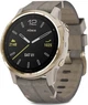 Garmin Fenix 6S Pro Sapphire Light Gold with Shale Grey Leather Band (010-02159-40) - изображение 1
