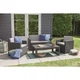 Стол пластиковый Keter Lyon rattan table (8711245143446) серый - изображение 4