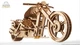 Механический деревянный 3D конструктор Ugears Байк VM-02 из фанеры (70051) - изображение 2