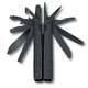Мультитул Victorinox Swisstool BS 115мм,29функ,чорн.лезо,чорн+чорн.нейлон.чохол - изображение 1