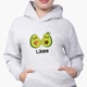 Детский худи Лайк Авокадо (Likee Avocado) Светло-серый меланж (9298-1031) 164 см - изображение 3