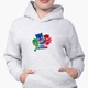 Детский худи Щенячий патруль (PAW Patrol) Светло-серый меланж (9298-1611) 128 см - изображение 3