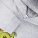 Детский худи Лайк Авокадо (Likee Avocado) Светло-серый меланж (9298-1031) 164 см - изображение 6