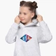 Детский худи БТС (BTS) Светло-серый меланж (9298-1062) 152 см - изображение 1