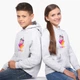 Детский худи Лайк Единорог (Likee Unicorn) Светло-серый меланж (9298-1597) 164 см - изображение 5