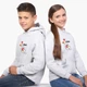 Детский худи Лайк (Likee Cat) Светло-серый меланж (9298-1039) 164 см - изображение 5