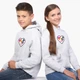Детский худи Лайк и ТикТок (Likee & TikTok) Светло-серый меланж (9298-1560) 140 см - изображение 5