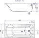Ванна CERSANIT Nao ABS S301-242 150x70 + ножки PW01/S906-001 - изображение 6