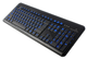 Клавіатура HQ-Tech KB-307F Blue LED, USB з підсвічуванням символів (синя) мультимедійна - зображення 4