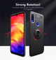 Чохол TPU Ring для Xiaomi Redmi Note 7 / Note 7 Pro бампер оригінальний Black з кільцем Без бренду - зображення 7