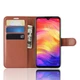 Чохол IETP для Xiaomi Redmi Note 7 / Redmi Note 7 Pro книжка шкіра PU коричневий Без бренду - зображення 2