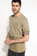 Футболка DeFacto S Хакі (DeFT-shirt -427-0) - зображення 1