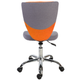 Крісло офісне POPPY Grey / Orange 38153 - зображення 2