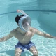Полнолицевая маска с трубкой для плавания Bestway 24034 SeaClear Vista Snorkeling Mask (Голубой) - изображение 5