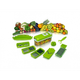 Овочерізка ручна Nicer Dicer Plus з прозорим контейнером і пластика Maestro, колір-салатовий. - зображення 1