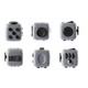 Кубик антистресс Fidget Cube с пластика Gray, цвет-серый. - изображение 3