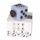 Кубик антистресс Fidget Cube с пластика Gray, цвет-серый. - изображение 4
