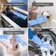 Силиконовая перчатка для мытья посуды Magic Silicone Gloves Многофункциональная щетка Голубой - изображение 5