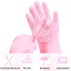 Силіконова рукавиця для миття посуду Silicone Magic Gloves Багатофункціональна щітка Рожевий - зображення 7