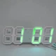 Часы настольные BTB LY 1089 с зеленой подсветкой, белые - изображение 5