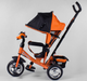 Дитячий триколісний велосипед Best Trike 6588-30-108 музична панель ремені безпеки Помаранчевий з чорним - зображення 3