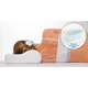 Ортопедична подушка з ефектом пам'яті, Memory Pillow Latex Pillow, ортопедична подушка для сну, біла з візерунком (X0060) - зображення 1