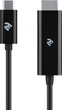 Кабель 2Е Type-C-HDMI (M) 1.8 м Black (2E-W1706) - зображення 1