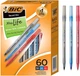 Набір кулькових ручок 60 шт BIC Round Stic Xtra Life Кольорові (GSM609AST) (B07L54B5N3) - зображення 1