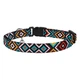 Ошейник Для Кошек BronzeDog Urban Tribal Нейлоновый с Пластиковой Пряжкой и Колокольчиком Ментоловый 10 мм 18-28 см (49/1373) - изображение 2