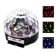 Диско шар Magic Ball светодиодный четыре LED режима цветомузыки со встроенной Bluetooth колонкой пультом и флешкой 17 см Разноцветный TRG-8186 - изображение 7