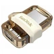 USB флеш накопитель SanDisk 64GB Ultra Dual Drive m3.0 White-Gold USB 3.0/OTG (SDDD3-064G-G46GW) - изображение 2