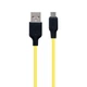Кабель USB Hoco X21 Plus Silicone Micro Колір Чорно-Синій - изображение 7